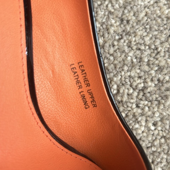 Via Spiga Black Patent Leather Peep Toe Pumps Size 6 - Picture 9 of 11